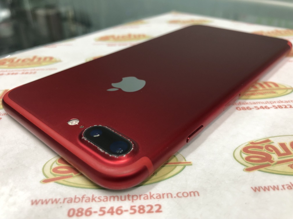 ขาย iPhone 7 Plus(จอใหญ่) 128GB(หน่วยความจำเยอะ) สุขภาพแบต72% สภาพ87% จอมีรอยนิดหน่อยตามการใช้งาน สีแดง เครื่องศูนย์ไทย ไม่ติดiCloud