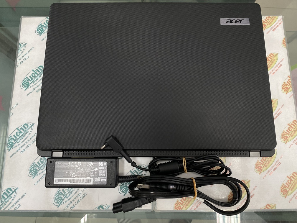 ขายถูก Acer TMP214-53-53XD i5-1135G7/RAM8GB/SSD256GB จอ14นิ้ว Full HD สีBlack สภาพสวย97% อุปกรณ์มี ตัวเครื่อง+สายชาร์จ ประกันยาวๆหมดวันที่ 26 กรกฎาคม 2567