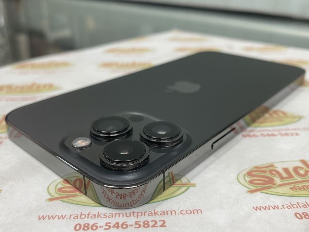 ขายถูกๆ iPhone 13 Pro Max 128GB สภาพ89% แบต88% จอแท้ปรับTrue Toneได้ เครื่องเปลี่ยนจอแท้กับกล้องแท้ที่ศูนย์มาแล้วนะครับ(ของแท้ศูนย์เหมือนเดิมครับ) สีดำ