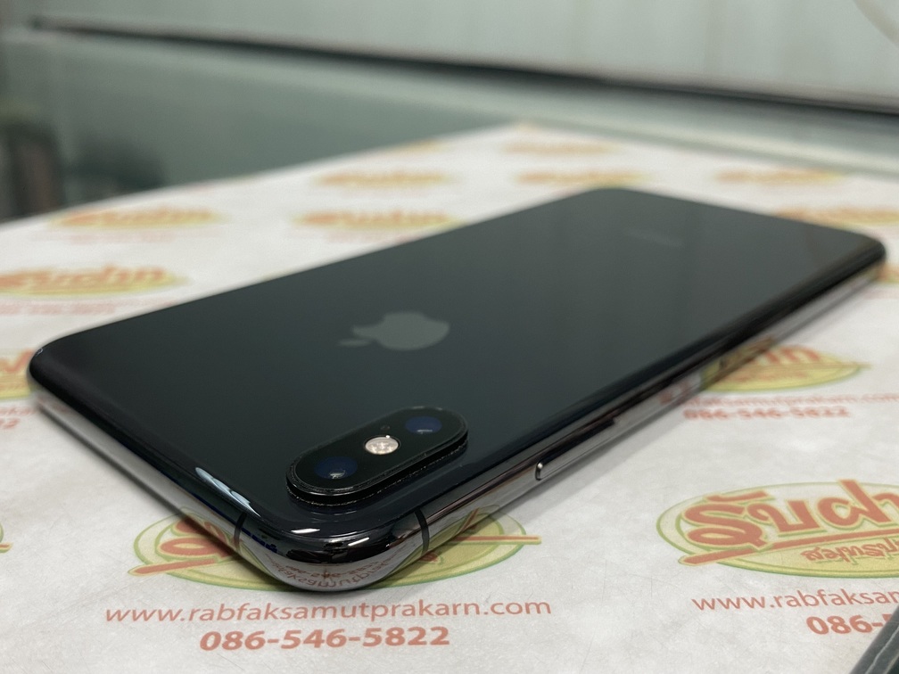 ขายถูก iPhone XS Max(จอใหญ่) 64GB สุขภาพแบต86% สภาพสวย89% มีรอยขนแมวนิดหน่อยโดยรวมแล้วสวย สีดำ ศูนย์ไทย อุปกรณ์ไม่มีนะครับ มีแต่ตัวเครื่อง