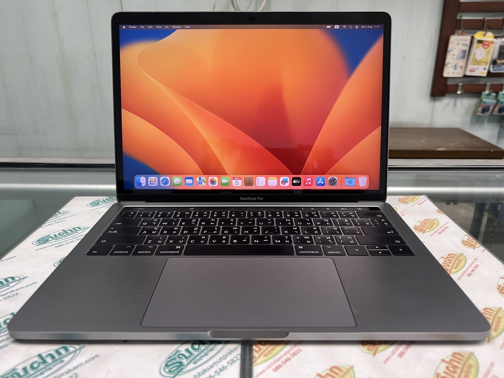 ขายถูก MacBook Pro 13 2017 มีทัศบาร์ i5 3.1GHz RAM8GB SSD256GB สภาพ90% มีรอยขนแมวนิดหน่อยโดยรวมแล้วสวย สีSpace Grey เครื่องศูนย์ไทย
