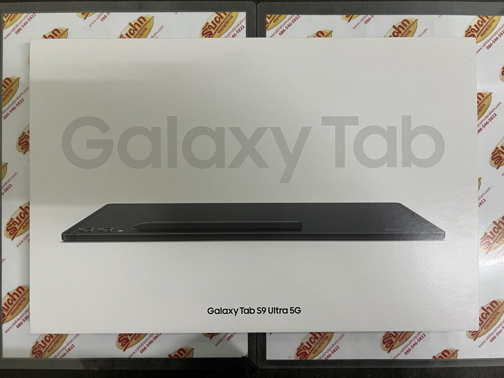 ขายถูก Samsung Galaxy Tab S9 Ultra 5G RAM12GB ROM256GB จอ14.6นิ้ว สีGraphite การันตีความใหม่ ครบกล่อง(ขาดสายชาร์จ) ไม่ติดสัญญารายเดือน ประกันหมด ตุลาคม 2567
