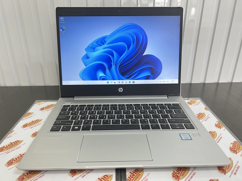 ขายถูก HP ProBook 430 G6 i5-8265U/RAM8GB/SSD256GB จอ14นิ้วHD สีSilver สภาพสวย93% อุปกรณ์มี ตัวเครื่อง+สายชาร์จ ประกันหมดแล้ว