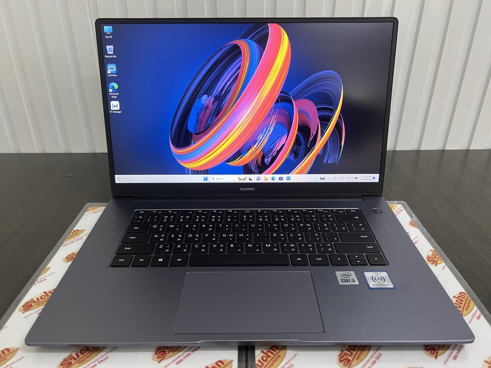 ขายถูก HUAWEI MateBook D 2019 i5-10210U Ram8GB SSD256GB จอ15.6นิ้ว Full HD สีSpace Gray สภาพสวย92% อุปกรณ์มี ตัวเครื่อง+Adapter+สายชาร์จ ประกันหมดแล้ว