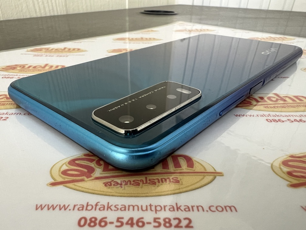 ขายถูกๆ Vivo Y20 Ram4GB Rom64GB จอ6.51 นิ้ว สภาพสวย90% สีNebula Blue อุปกรณ์มี ตัวเครื่อง+หัวชาร์จ+สายชาร์จ ไม่ติดสัญญา ประกันหมดแล้ว