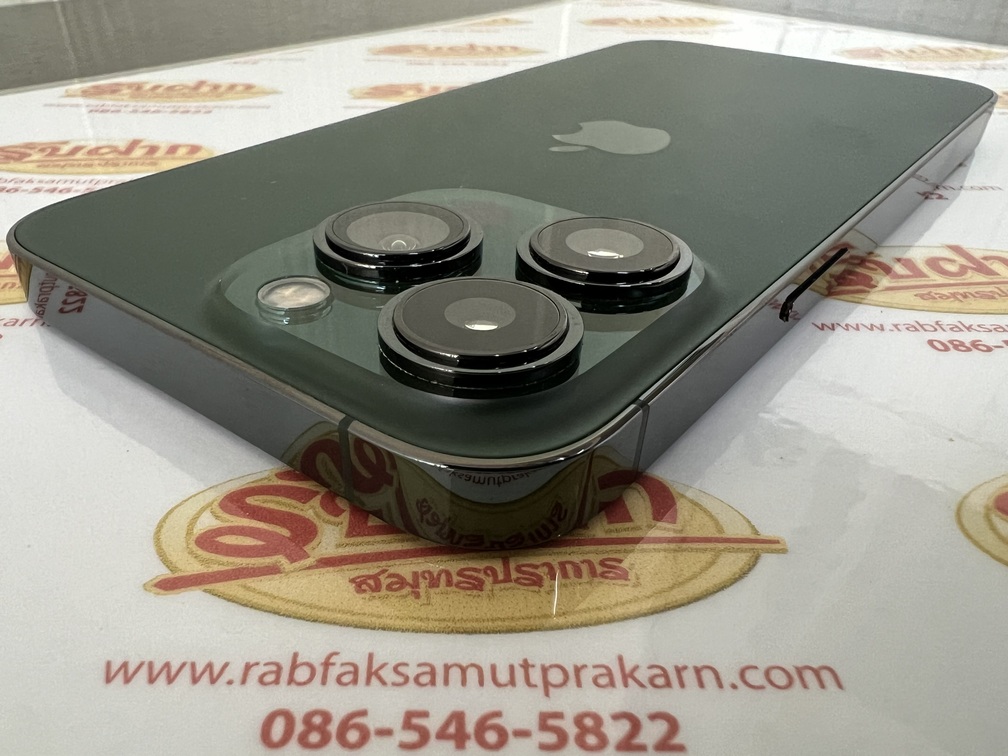 ขายถูกๆ iPhone 13 Pro 256GB(ความจำเยอะ) จอ6.1นิ้ว การันตีความใหม่ สุขภาพแบต82% สีGreen ศูนย์ไทย อุปกรณ์มี ตัวเครื่อง+สายชาร์จ ไม่ติดiCloud ประกันหมดแล้ว